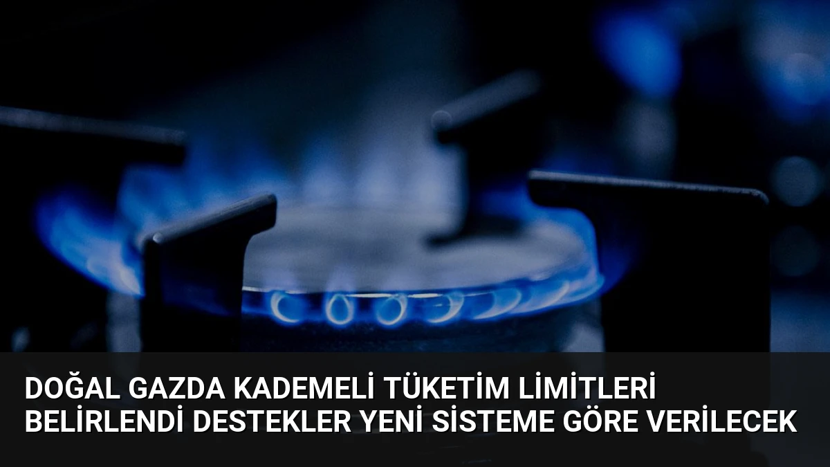 Doğal Gazda Kademeli Tüketim Limitleri Belirlendi Destekler Yeni Sisteme Göre Verilecek
