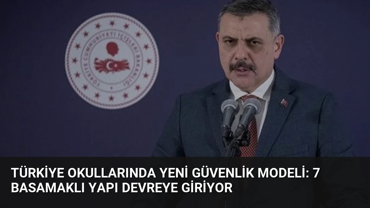 Türkiye Okullarında Yeni Güvenlik Modeli: 7 Basamaklı Yapı Devreye Giriyor