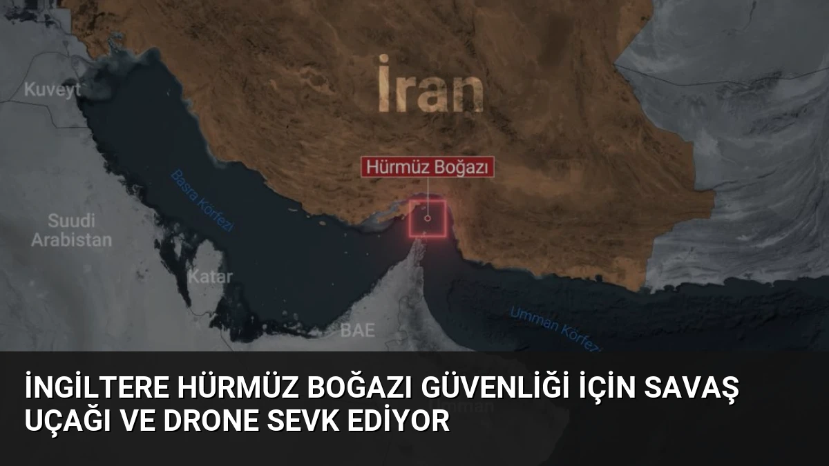 İngiltere Hürmüz Boğazı Güvenliği İçin Savaş Uçağı ve Drone Sevk Ediyor
