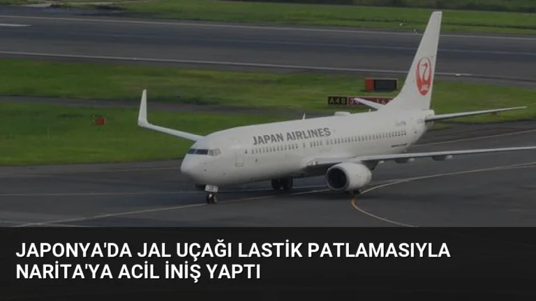 Japonya’da JAL Uçağı Lastik Patlamasıyla Narita’ya Acil İniş Yaptı