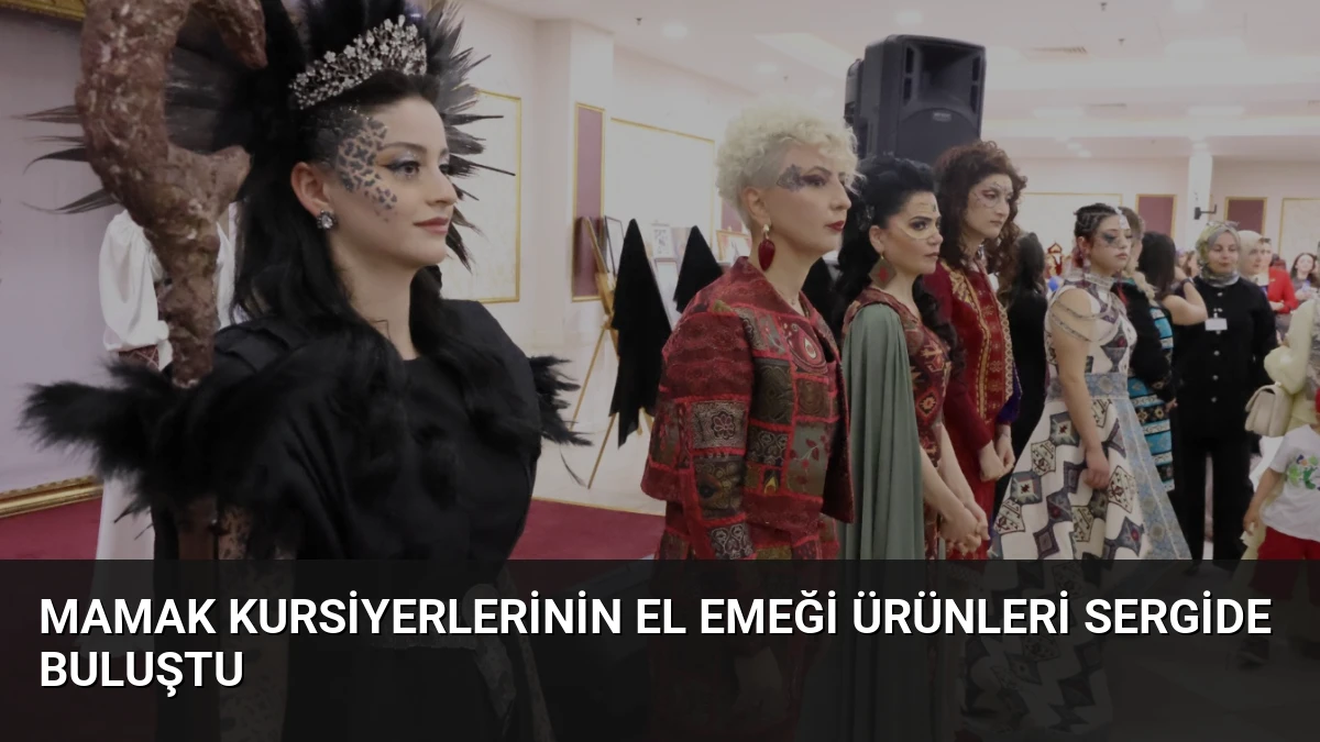 Mamak Kursiyerlerinin El Emeği Ürünleri Sergide Buluştu
