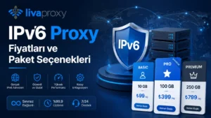 IPv6 Proxy Fiyatları ve Paket Seçenekleri