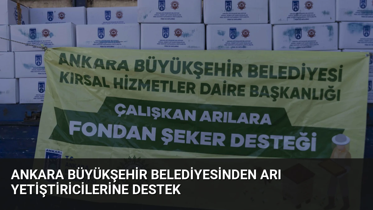Ankara Büyükşehir Belediyesinden Arı Yetiştiricilerine Destek