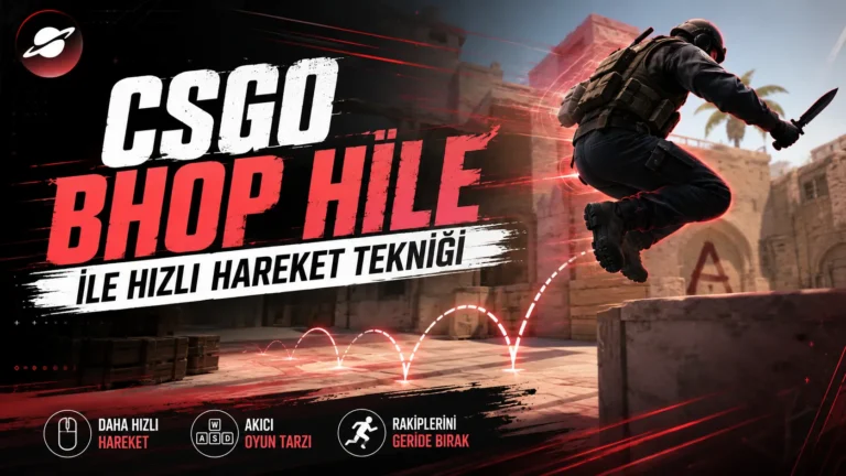 CSGO Bhop Hile ile Hızlı Hareket Tekniği