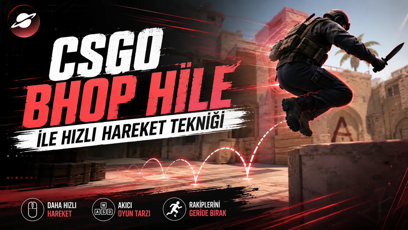 CSGO Bhop Hile ile Hızlı Hareket Tekniği