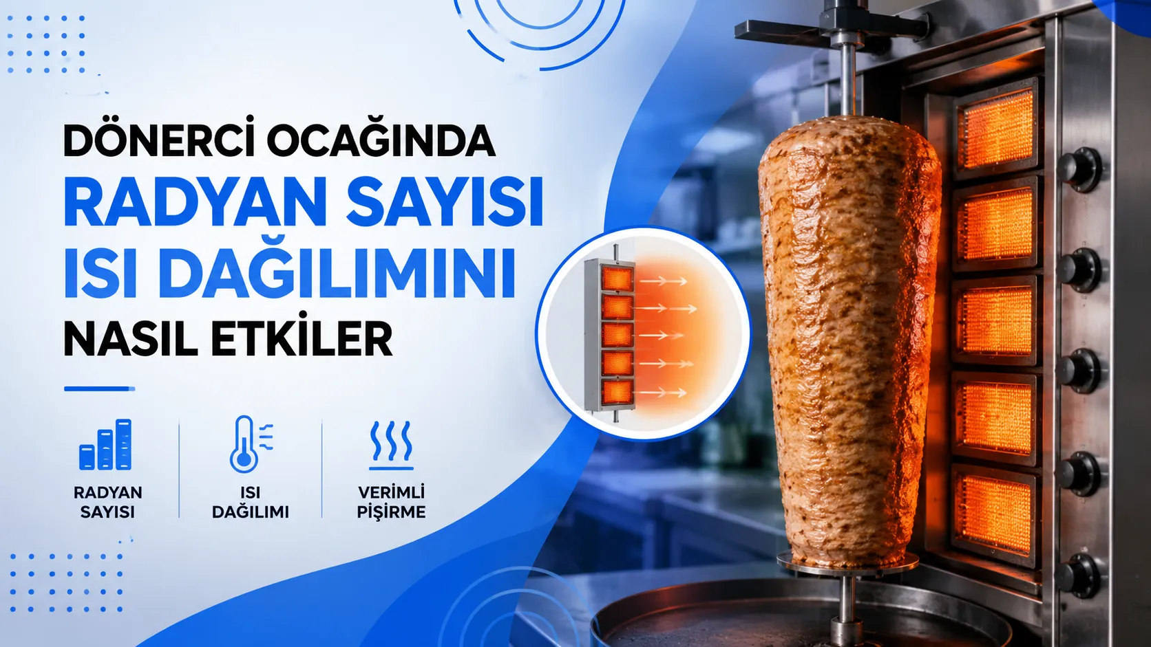 Dönerci Ocağında Radyan Sayısı Isı Dağılımını Nasıl Etkiler