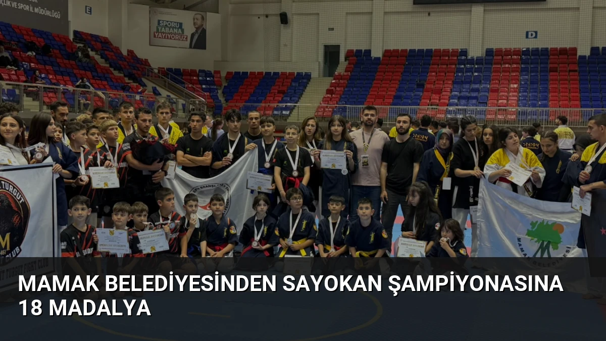 Mamak Belediyesinden Sayokan Şampiyonasına 18 Madalya