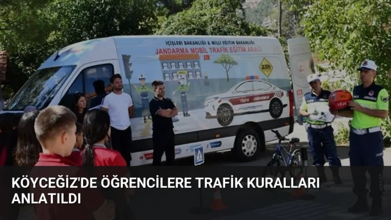 Köyceğiz’de Öğrencilere Trafik Kuralları Anlatıldı