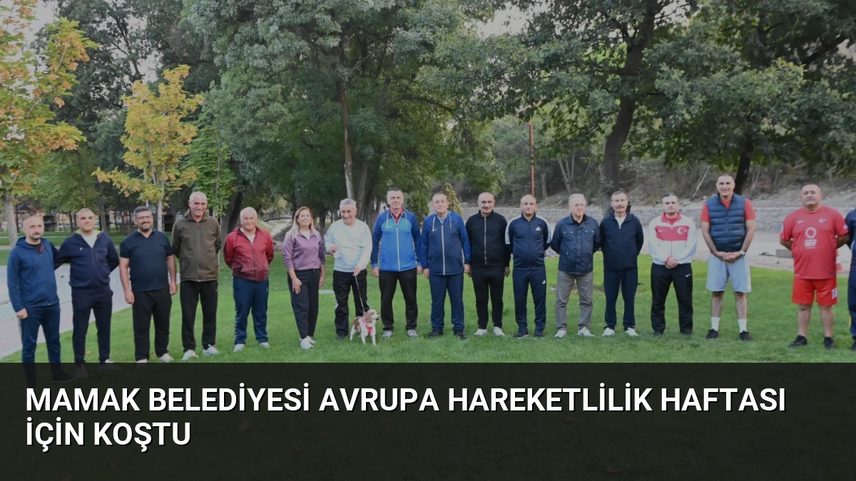 Mamak Belediyesi Avrupa Hareketlilik Haftası İçin Koştu