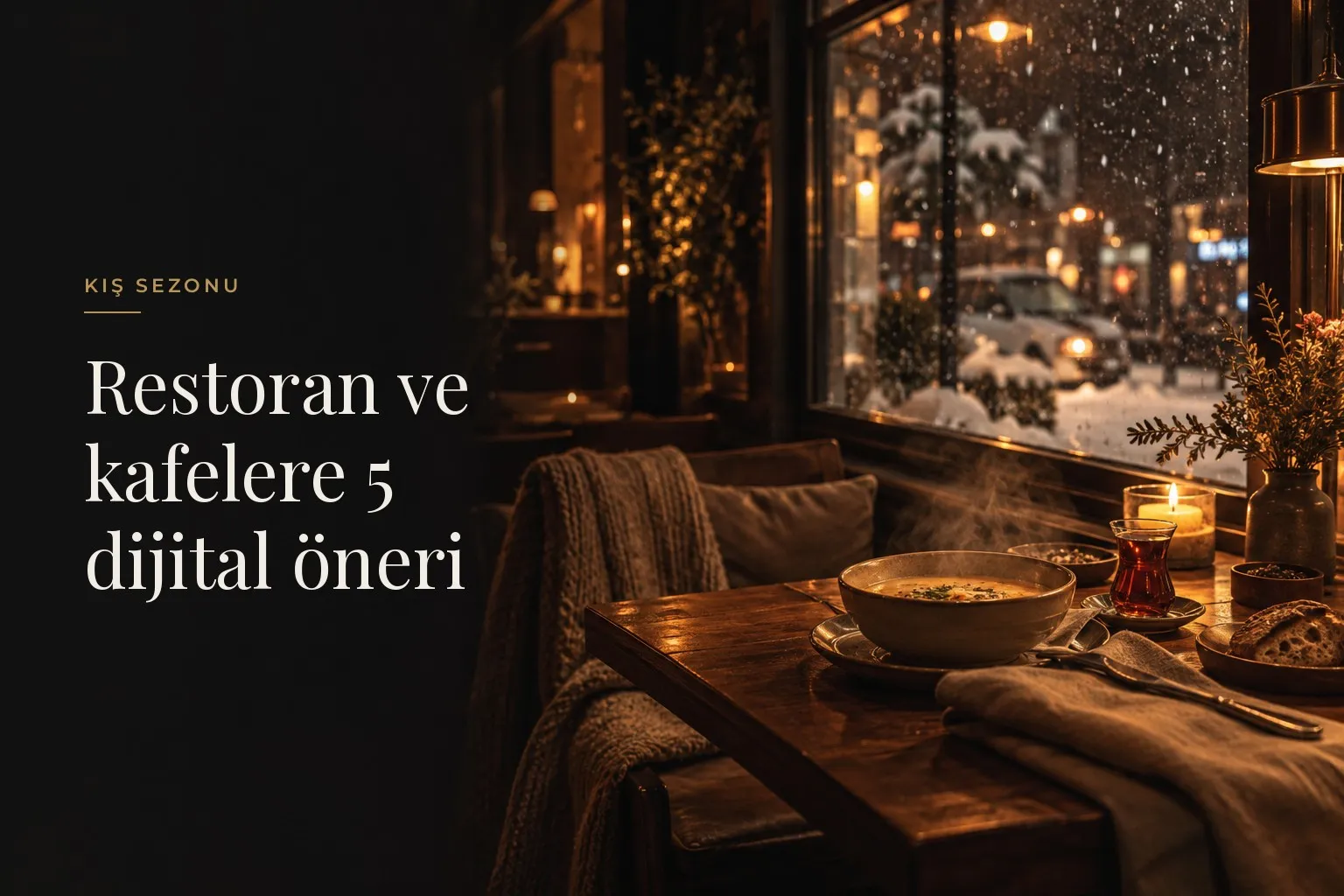 Kış sezonu kapıda: Ankara’daki restoran ve kafelere 5 dijital öneri
