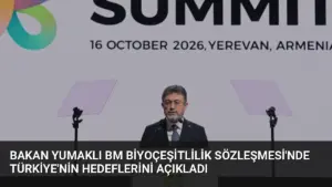 Bakan Yumaklı BM Biyoçeşitlilik Sözleşmesi’nde Türkiye’nin Hedeflerini Açıkladı