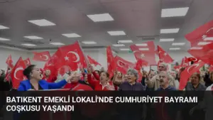 Batıkent Emekli Lokali'nde Cumhuriyet Bayramı Coşkusu Yaşandı