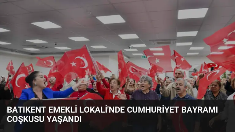 Batıkent Emekli Lokali'nde Cumhuriyet Bayramı Coşkusu Yaşandı