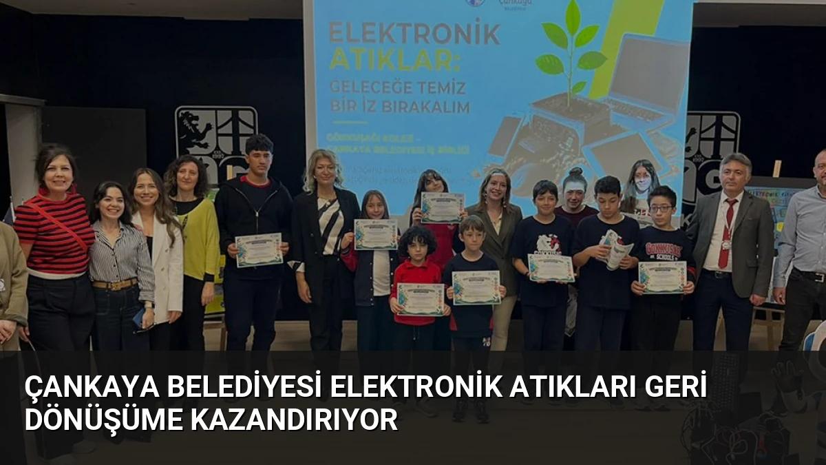 Çankaya Belediyesi Elektronik Atıkları Geri Dönüşüme Kazandırıyor