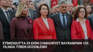 Etimesgut'ta 29 Ekim Cumhuriyet Bayramı'nın 103. Yılında Tören Düzenlendi