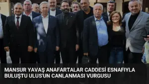 Mansur Yavaş Anafartalar Caddesi Esnafıyla Buluştu Ulus’un Canlanması Vurgusu