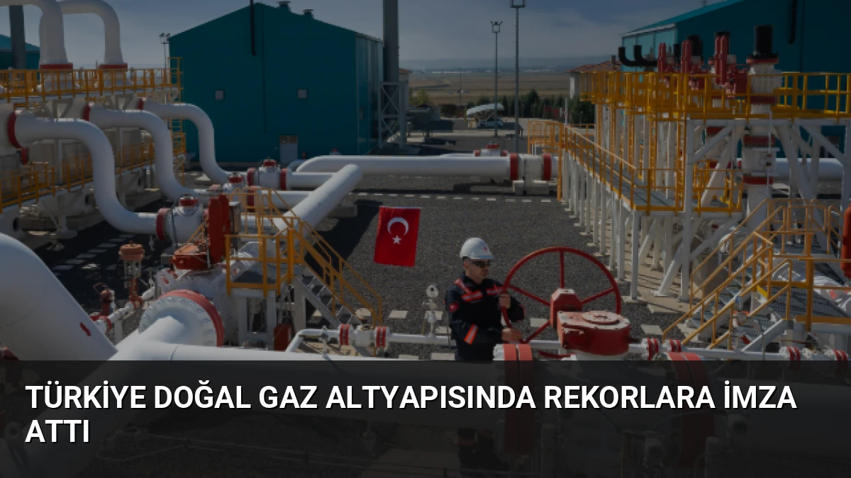 Türkiye Doğal Gaz Altyapısında Rekorlara İmza Attı